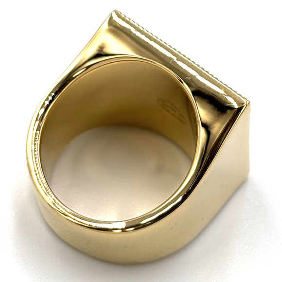 CHANEL Pink Logo Ring - Picture 8 of 10